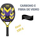 Ver imagem 2 de RAQUETE SEMI PRO BEACH TENNIS ROXO CARBONO E FIBRA DE VIDRO