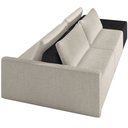 Ver imagem 7 de Sofá Ilha Modular para Sala 232cm com Puff Dublin K01 Bouclê Creme e Sintético Preto - Lyam Decor