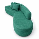 Ver mais imagens de Sofá Estopar Virginia 2 Metros com Puff Bouclé para Sala