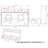 Cama Dobrável Articulada Multifuncional Cm8020 Amêndoa - Tecno Mobili - 7