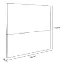 Ver imagem 5 de Cabeceira Cama Box Reta Casal 140cm Luna Boucle C/frame Cinza