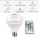 Ver imagem 1 de Lâmpada Led 12w E27 Rgb Colorida com Caixa de Som