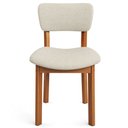 Ver imagem 1 de Kit 4 Cadeiras para Sala de Jantar Cozinha Living Estofada Dara L02 Linho Champagne - Lyam Decor