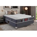 Ver imagem 1 de Cama Box + Colchão Castor Casal Super Luxo Light Stress One Face Pocket 138x188x54cm