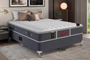 Ver imagem 1 de Cama Box + Colchão Castor Casal Super Luxo Light Stress One Face Pocket 138x188x54cm