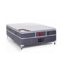 Ver imagem 2 de Cama Box + Colchão Castor Casal Super Luxo Light Stress One Face Pocket 138x188x54cm
