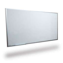 Quadro Branco Liso Reto 550x120cm - Lousa Profissional - Moldura de Alumínio - 1