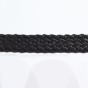 Ver mais imagens de Cadeira Decorativa Vinil Corda Nautica Preto Pes Madeira Pinhao Nacc