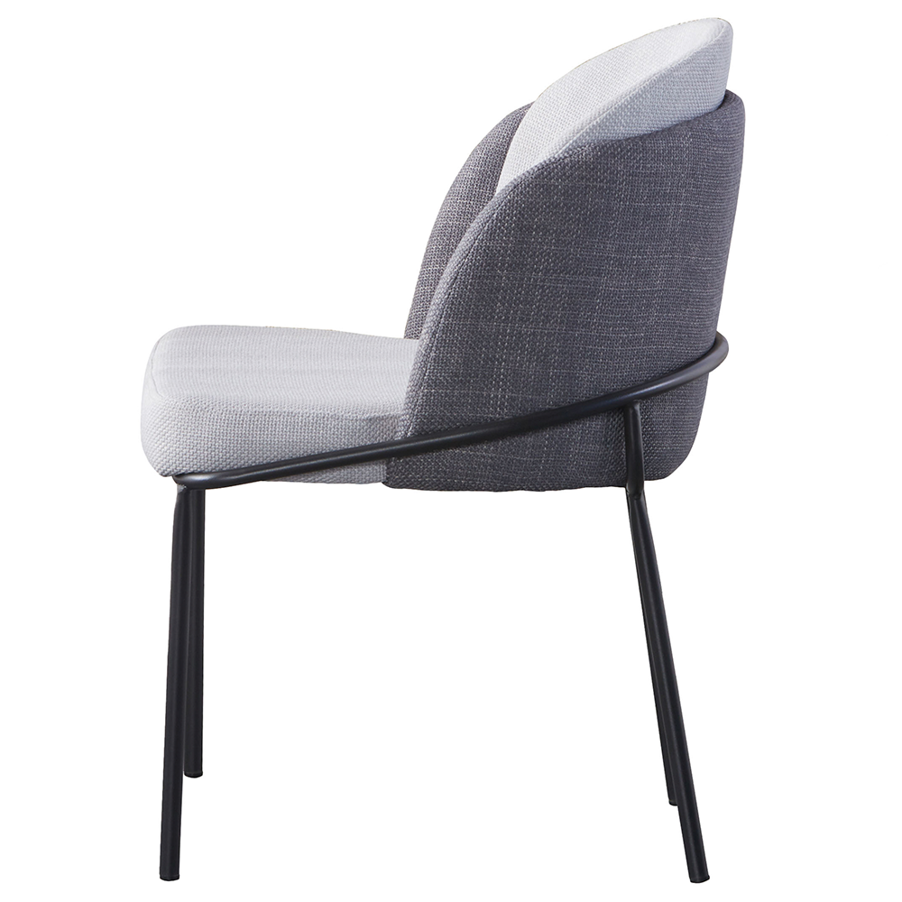 Ver imagem 3 de Kit 02 Cadeira de Jantar Nevada Cinza Estofada para Sala de Jantar