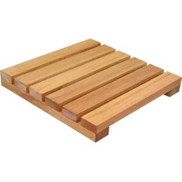 Deck de Madeira Modular 30x30 Cm Réguas 4 Cm com Pintura Neonx:verniz Natural Uv - 1