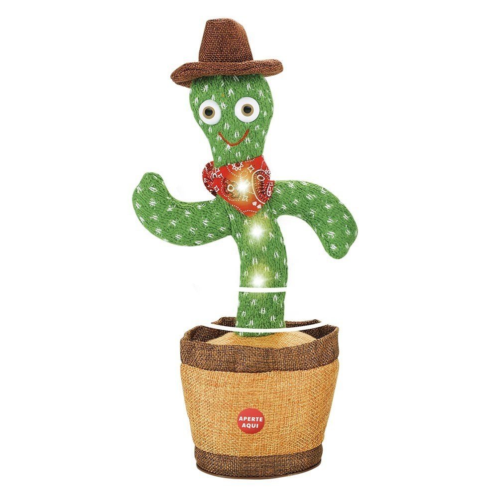 Cacto Dançante e Falante - DM Toys - Verde