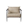 Poltrona em Linho 70cm com Estrutura de Metal Ferco - 2