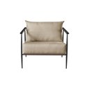 Ver imagem 2 de Poltrona em Linho 70cm com Estrutura de Metal Ferco