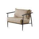 Ver imagem 3 de Poltrona em Linho 70cm com Estrutura de Metal Ferco