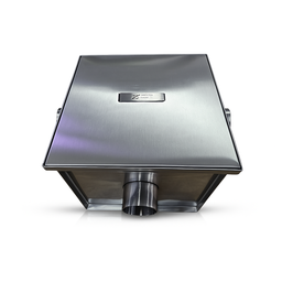 Caixa de Gordura Aço Inox 400x400x300mm - 2