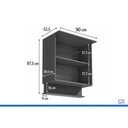 Ver imagem 3 de Armário Aéreo Modulado 2 Portas 90cm Liga Canela Kappesberg