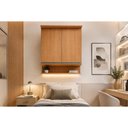 Ver imagem 1 de Armário Aéreo Modulado 2 Portas 90cm Liga Canela Kappesberg