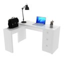 Ver imagem 5 de Escrivaninha/Mesa Escritório De Canto Cr25011 Branca