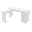 Ver imagem 2 de Escrivaninha/Mesa Escritório De Canto Cr25011 Branca