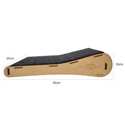 Arranhador Sofisticado de Carpete em MDF 6mm para Gatos com Refil - Artpical - 2