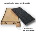 Ver imagem 5 de Arranhador Sofisticado de Carpete em MDF 6mm para Gatos com Refil - Artpical