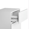 Mesa de Cabeceira 2 Gavetas Estilo Industrial Pés de Ferro  - 5