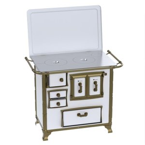 Fogao a Lenha N 1 Renaissance Chapa de Aluminio Branco Sd