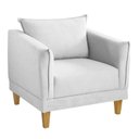 Ver imagem 2 de Poltrona para Sala de Estar Pés em Madeira Melina