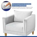 Ver imagem 5 de Poltrona para Sala de Estar Pés em Madeira Melina