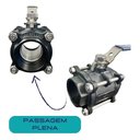 Ver imagem 3 de Válvula Esfera Tripartida de Aço Inox P/p 3/4 Micromazza