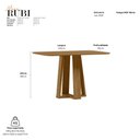 Ver imagem 2 de Mesa de Jantar Rubi 120x80 cm Ype - New Ceval