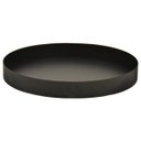 Ver imagem 3 de Mesa Lateral Redonda com Bandeja Apoio Sala Aço Collie 30x60