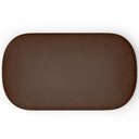 Ver imagem 2 de Kit 02 Puffs Decorativos Orgânicos para Living Quarto 100cm Doha W01 Couríssimo Marrom - Lyam