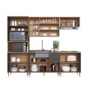 Ver imagem 6 de Conjunto de Cozinha Modulada Completa 5 Peças 280cm Isabelle Delmarco