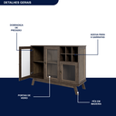 Ver imagem 6 de Buffet para Sala de Jantar 3 Portas França