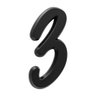 Kit 5 Números Residenciais Para Casa Preto 3d 14cm - 10