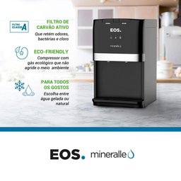 Purificador de Água Eos Mineralle com Compressor Preto Epc02p 110v - 5