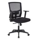 Ver imagem 2 de Cadeira Escritório Nr-17 Giratória Blm0226d Blume Tela Mesh Preto Base Rodizio Nylon