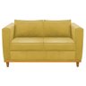 Sofá 2 Lugares Europa Suede Amarelo - Amarena Móveis - 3