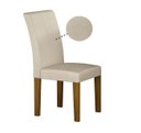 Ver imagem 3 de Cadeira para Mesa de Jantar 2 Unidades Napoli Mdf - Leifer