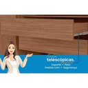 Ver imagem 5 de Guarda Roupa Casal 6 Portas (2 C/ Espelho) e 9 Gavetas C/ Pés Colombo 6.9 Jatoba/areia - Santos