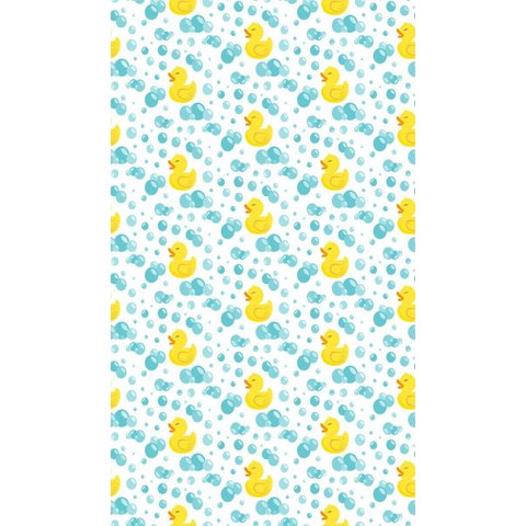 Papel de parede lavavel para banheiro - Hora do Banho