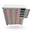 Ver imagem 1 de Armário para Celular 32 Portas Numerado 100x83x28 Cm com Chave