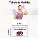 Ver imagem 4 de Kit 5 Pano de Prato Super Luxo Atoalhado Premium Gourmet Beka - Azul Claro