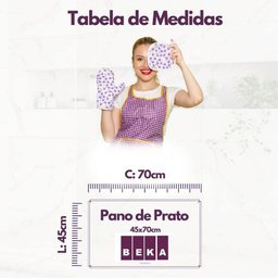 Kit 5 Pano de Prato Super Luxo Atoalhado Premium Gourmet Beka - Azul Claro - 4