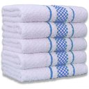 Ver imagem 1 de Kit 5 Pano de Prato Super Luxo Atoalhado Premium Gourmet Beka - Azul Claro