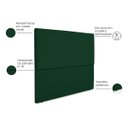 Ver imagem 2 de Cabeceira Cama Box Orgânica Queen 160cm Luna Suede C/frame Verde