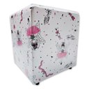 Ver imagem 5 de Mini Puff Banqueta Quadrado Cubo Decorativo Courino e Suede Bailarina Rosa Courino