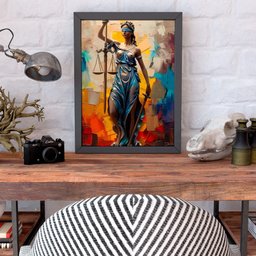 Quadro Decoração Elegante Recepção Escritorio Aconchegante - 5