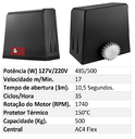 Ver imagem 2 de Motor P/ Portão Deslizante Dz Delta Flex 500 110V 3 m 10,5 s Venti-Delta
